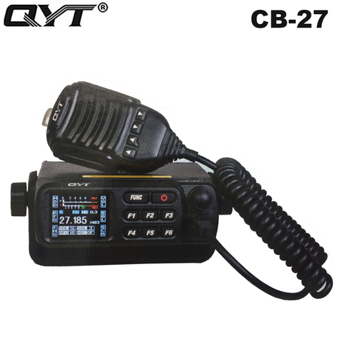 New QYT CB-27 Car CB Mobile Radio CITIZEN BAND ALL European MULTI-NORMS CB Transceiver AM/FM 12/24V 4W 26.965-27.405MHz Intercom ► Photo 1/1