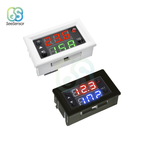 Dual Display Time Relay Module DC 12V Time Delay Relay Mini LED Digital Timer Relay Timing Delay Cycle Time Control Switch 20A ► Photo 1/6