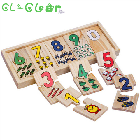23*9*2cm Montessori Game Childhood Teaching Logarithmic Matching Plate Calculation Digital Mathematical Educational Toys ► Photo 1/1