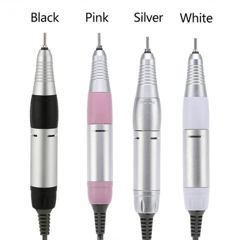 Professional Electric Nail Art Drill Pen Handle File Polish Grind Machine Handpiece Manicure Pedicure Tool Nail Art Accessories Black
