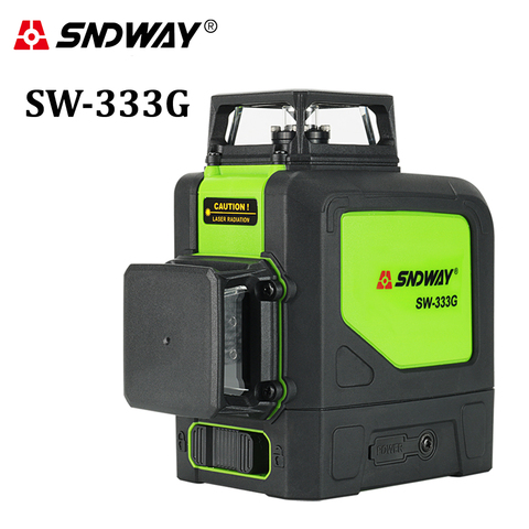Green laser level 360 3d 12 lines rotary self leveling Green beam 12  lines tools cross vertical horizontal leveler tile outdoor ► Photo 1/6