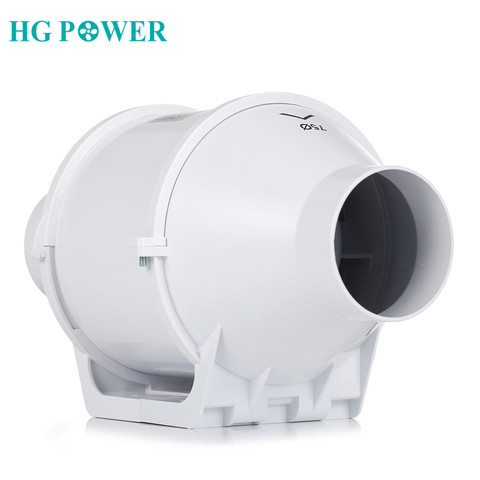 4'' Silent Home Inline Duct Fan 100mm Exhaust Fan 220V Blower Ventilator Ventilation System Toilet Air Extractor Air Purifier ► Photo 1/6