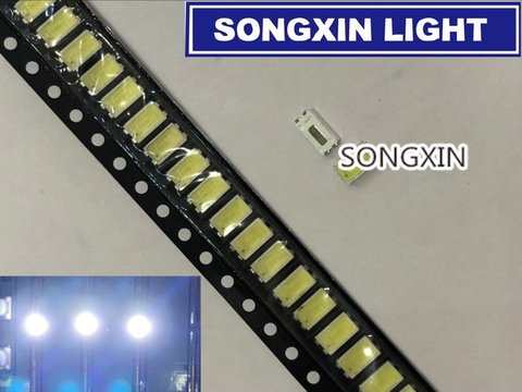 100pcs High Power FOR SAMSUNG 5630 LED PLCC-4 Television Backlit Super Bright Diode SMD 5630 LCD 0.5W 3V Cool White TV Backlight ► Photo 1/1