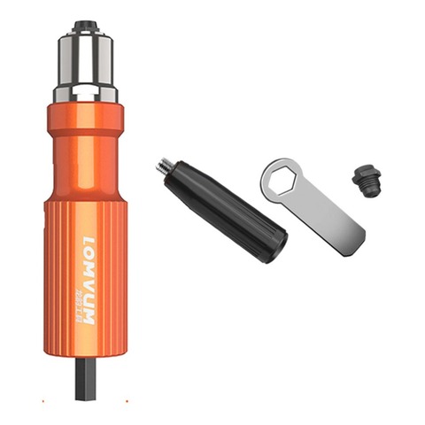 Electric Insert Rivet Nut Gun Pop Riveting Drill  Tool Cordless Adaptor Nozzle Riveted Pneumatic Blind Rivet Adapter ► Photo 1/1