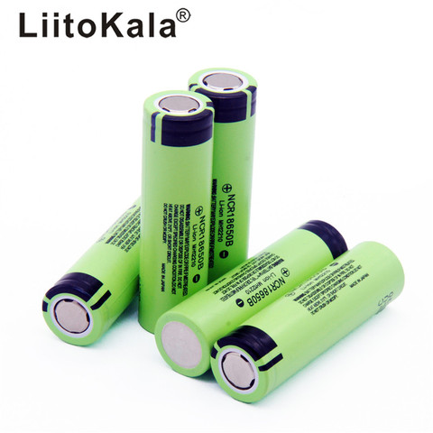 Hot LiitoKala new original NCR18650B 34B 3.7V 18650 3400mAh rechargeable lithium battery for  flashlight battery ► Photo 1/5