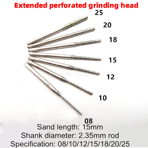 1Pcs 2.35MM Shank Drill Diamond Grinding Head Bit Set Tool For Rotary Fine Tip Needle Bits Burrs Metal Stone Jade ► Photo 1/6