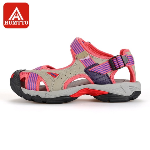 HUMTTO Outdoor Women's Upstream Shoes Breathable Summer Aqua Shoes Rubber Air Mesh Sandals Wading Quick Drying Beach Sneaker ► Photo 1/6