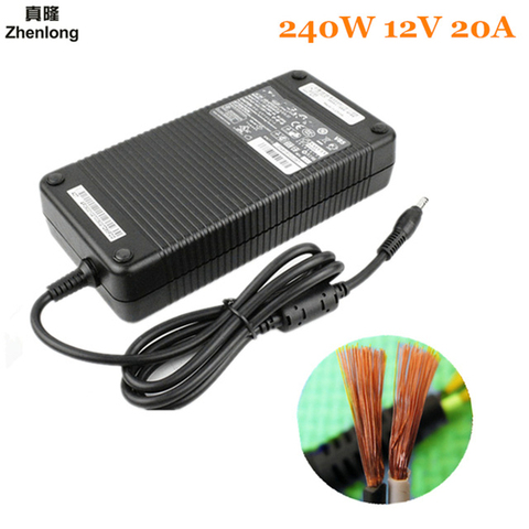 Zhenlong 240W Power Converter AC 220v(100~250v) Input Dc 12V 20A LED Strip  LED Bar Light Output Adapter Power Supply + Plug - Price history & Review
