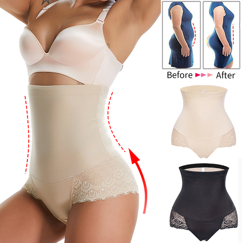 High Waist Shapewear Butt Lifter Tummy Control Panties Body Shaper Slimming Underwear Waist Trainer Butt Lifter Modeling Shorts ► Photo 1/6