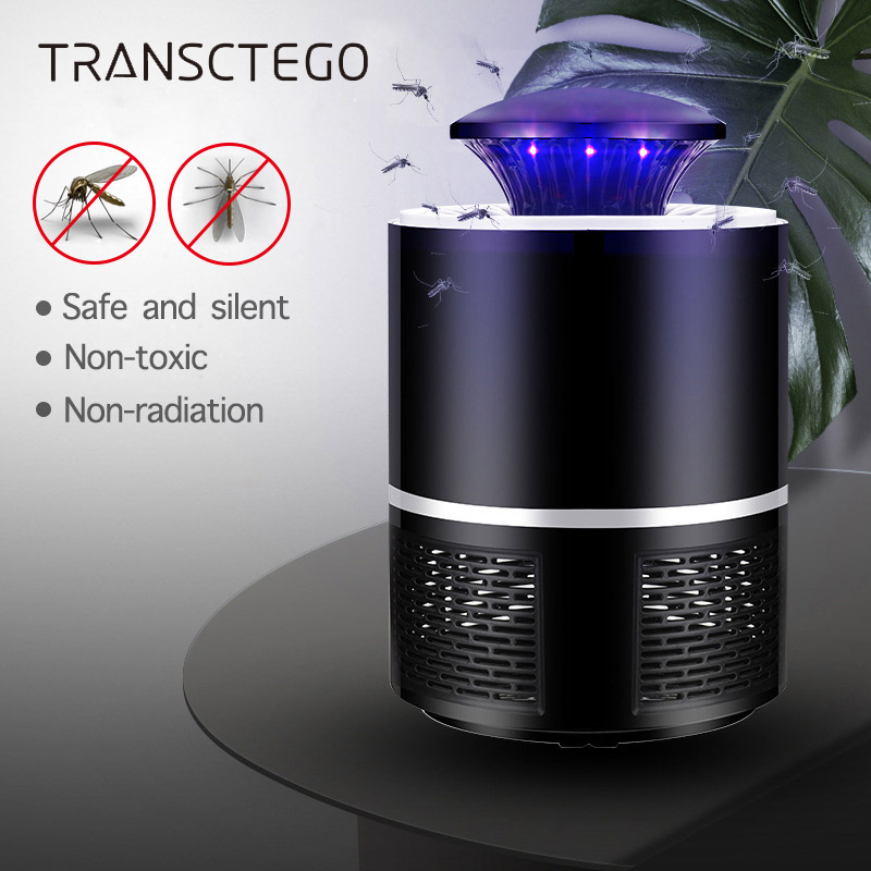 UV LED Electric Mosquito Killer Lamp USB Powered Insect Bug Trap Zapper Light 
