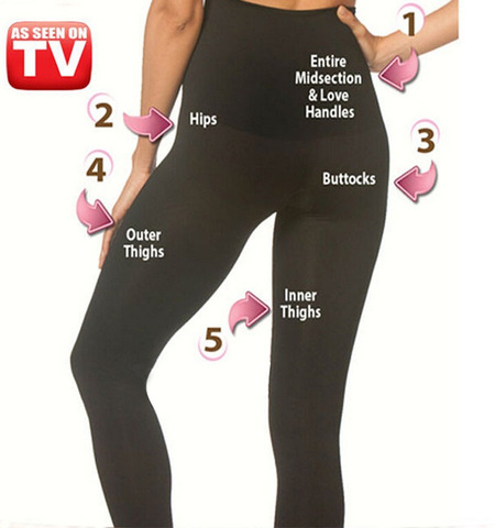 Slim shaper Women Legging High waist Seamless Shaper Slim Leggings plus size 3XL ► Photo 1/6