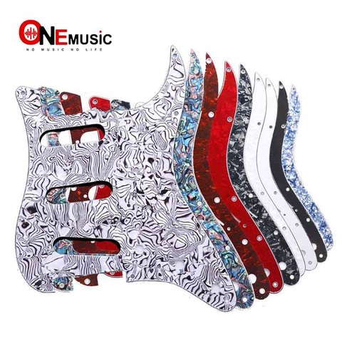 Multi Color 3 Ply 11 Holes SSS Guitar Pickguard Anti-Scratch Plate For ST FD Electric ► Photo 1/6