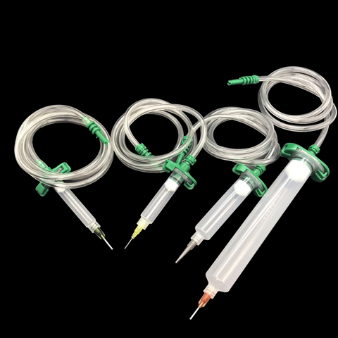 1Set Liquid Dispenser Solder Paste Welding Fluxes Adhesive Glue Syringe Dispensing Needle Sets for Welding Tools ► Photo 1/6