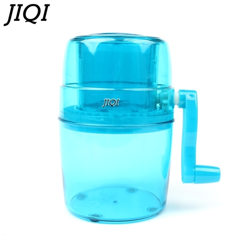 JIQI 1.1L Manual Ice Crusher Shaver Slushies Maker Mini Hand-operated Ice Crusher Shaver ► Photo 1/1