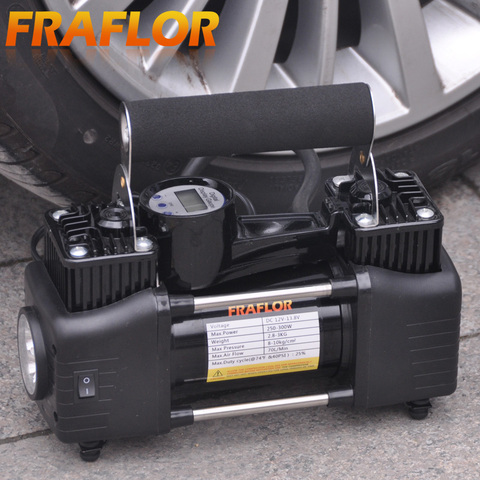 Portable Digital Car Air Compressor Heavy Duty Car 12V Inflating Pump Electric Tire Inflator Inflatable Pump Default Setting ► Photo 1/6
