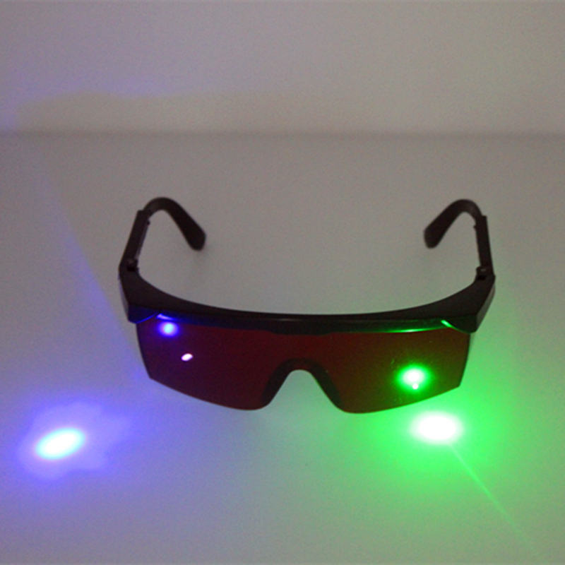 2*400nm-450nm Safty Glasses Violet/blue Laser Protective Goggles Eye Protection 