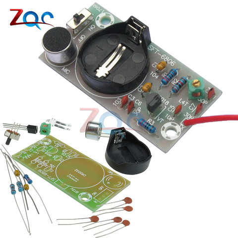 FM Transmitter Frequency Modulation Wireless Microphone Module DIY Kits Board Parts Simple Electronic Production Suite 88-108MHz ► Photo 1/6