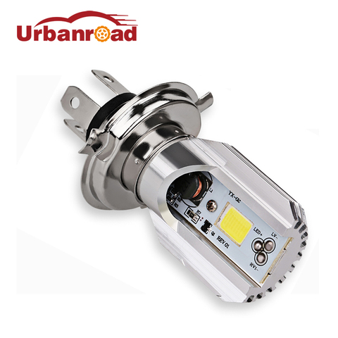 6W Hs1 Led H4 Motorcycle Moped Scooter Light Bulbs Motorbike Motorcycle H4 Led Headlight White Moto Accessories Light Bulb 12V ► Photo 1/1