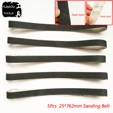 5 Pieces 25 * 762 mm Sanding Belt For Metal. 1