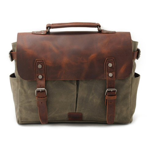 Retro Batik Canvas Camera Waterproof Casual Travel Shoulder Bags Vintage Briefcase Messenger Case Men Women for Canon Nikon Sony ► Photo 1/6