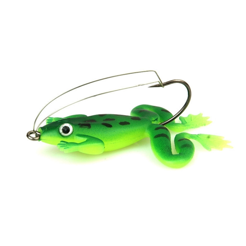 1pcs/lot Frog Lure 6cm 5.2g Fishing Lure Silicone Soft Frog Bait Artificial  SwimBait with Hook Pesca Fishing Tackle - Price history & Review, AliExpress Seller - Fishinapot Direct Store