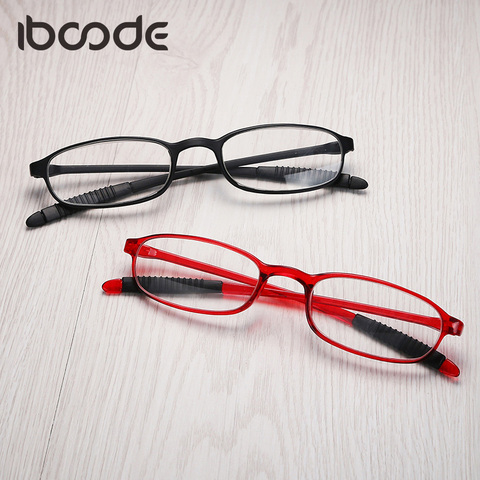 iboode Flexible Reading Glasses Men Women Anti-skid Legs Ultra-light Soft Presbyopic Eyeglasses Eyewear for Parents ► Photo 1/4