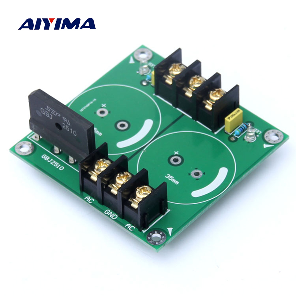 PCB For LM3886TF TDA7293 4*10000uF/50V Rectifier Filter Power Supply Board 