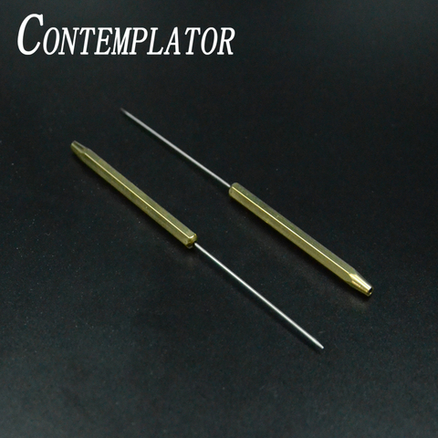 CONTEMPLATOR 1piece large bodkin fly fishing dubbing tools separating fibers brass hexagonal handle hackle needle fly tying tool ► Photo 1/6