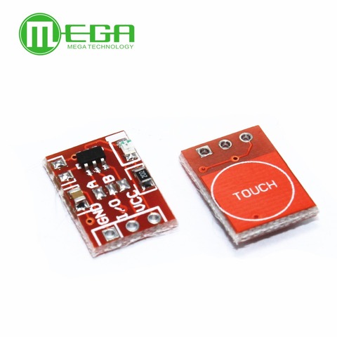 5pcs TTP223 Touch button Module Capacitor type Single Channel Self Locking Touch switch sensor ► Photo 1/3