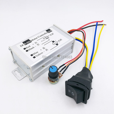 +Switch 10A 9-60V DC motor Speed Controller 9-60V Reversible PWM Control Forward/Reverse ► Photo 1/5