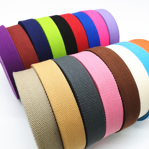 2 yards 32mm Canvas Ribbon Belt Bag Thickening(2mm) Cotton Webbing Nylon Webbing Knapsack Strapping Sewing Bag Belt Accessories ► Photo 1/5