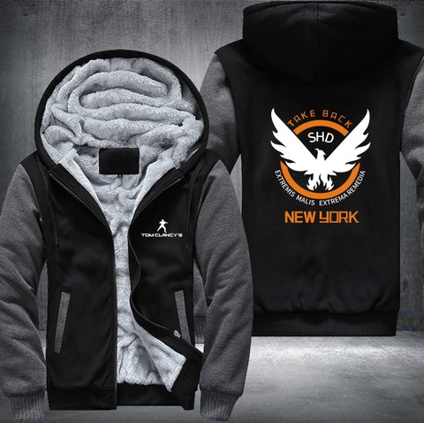 New Tom Clancy's The Division Men's Women's Printing Pattern Thicken Fleece Hoodies Sweatshirts Free Shipping USA Size ► Photo 1/1