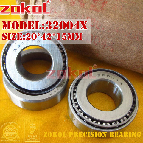 ZOKOL 32004 X bearing 32004X 2007104E Tapered Roller Bearing 20*42*15mm ► Photo 1/1