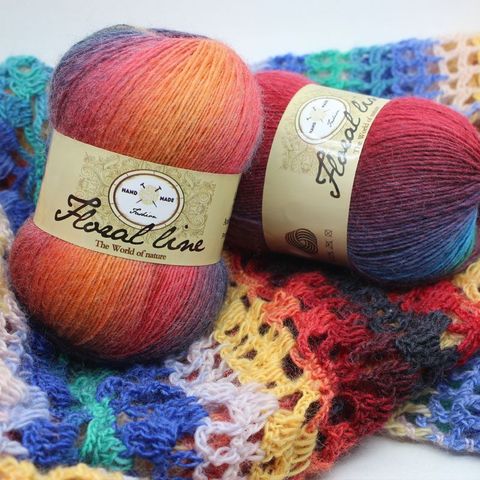 300g / 3 Balls Mohair Wool Knitting Yarn Luxury Hairy Cashmere Yarn For Hand Kintting marifetli Warm Soft Weave laine a tricoter ► Photo 1/4