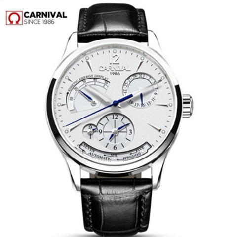 CARNIVAL Fashion Mechanical Men Watch Top brand Multifunction Automatic Watches Men Calendar Waterproof Luminous reloj hombre ► Photo 1/1