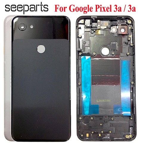 Oringinal For Google Pixel 3a XL Battery Cover Door Back Housing Rear Case For Google Pixel 3a Back Battery Door Replacement ► Photo 1/4