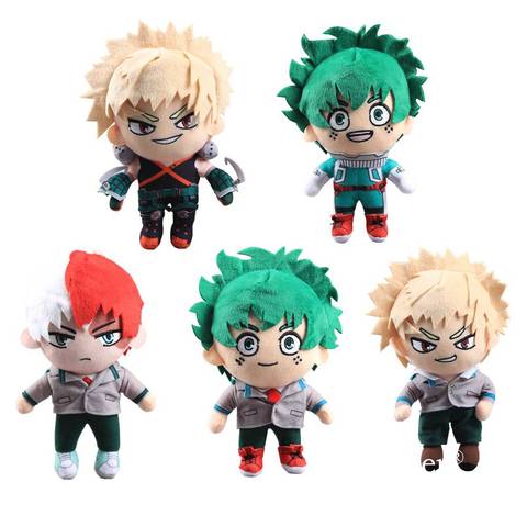 5 Styles My Hero Academia Midoriya Izuku Plush toy Bakugou Katsuki Soft Dolls 9