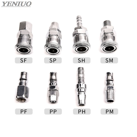 PP20 SP20 PF20 SF20 PH20 SH20 PM20 SM20 work on Air compressor Pneumatic fitting C type Quick connector High pressure coupling ► Photo 1/3