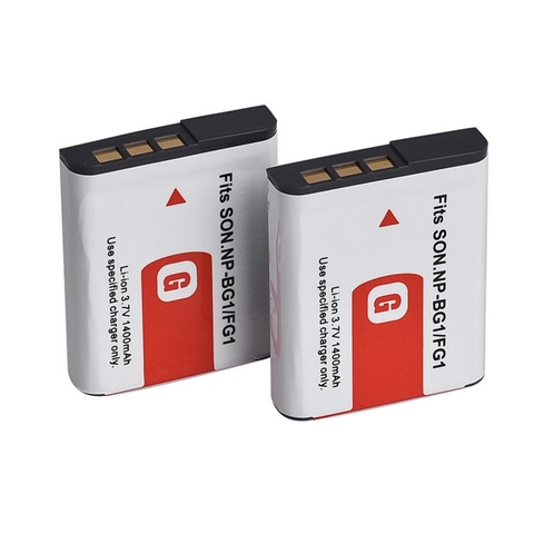 1pc NP-BG1 Camera Battery For Sony 1400mAh 3.7v NP BG1 Camera Digital Battery For SONY Cyber-Shot DSC-H3 DSC-H7 DSC-H9 DSC-H10 ► Photo 1/6