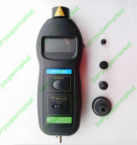 DT2236C Speed Detector Meter Laser Tachometer DT 2236C, LED Digital Optical Contact Tachometer Detector Meter ► Photo 1/5