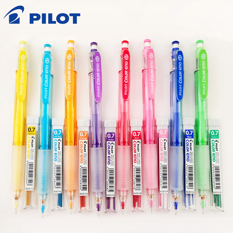 Pilot HCR-197 Eno 0.7mm Mechanical Pencil with 8 Colors Set Lead Pencils 0.7 Mm Lead for Office & School Supplies Stationery ► Photo 1/6
