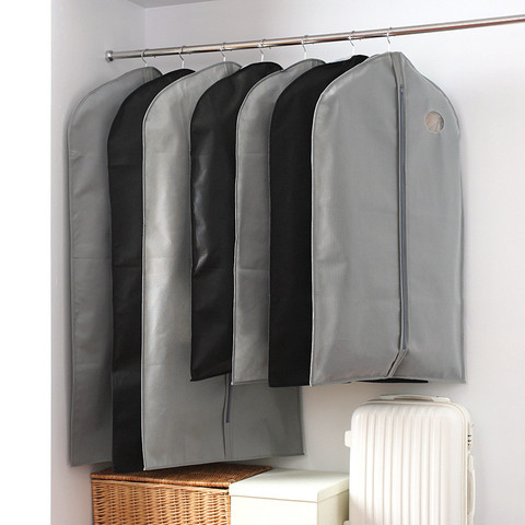 Portable Dustproof Clothing Cover for Protecting Dress Coat Suit Garment Dust Covers Bag Wardrobe Hanging Storage Non-woven Bags ► Photo 1/6