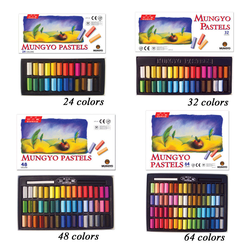 Mungyo 64 Color Soft Pastel Drawing Artist Pastel for Painting 24