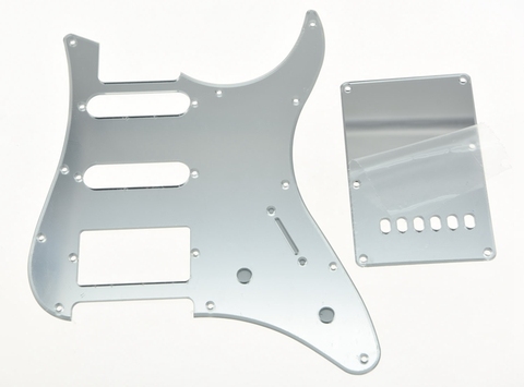 Silver Mirror Guitar HSS Pickguard Tremolo Trem Cover for Yamaha PACIFICA Guitar ► Photo 1/1