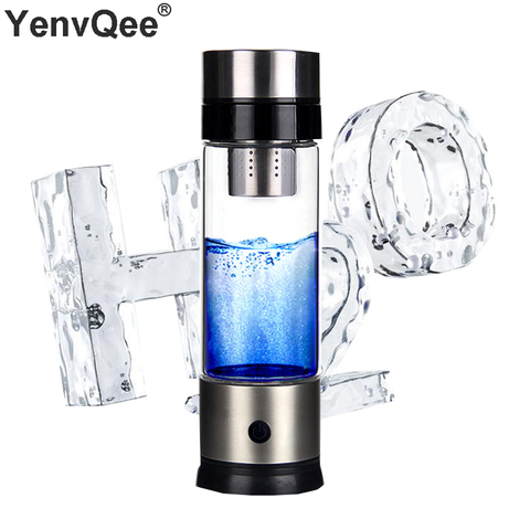 500ML Hydrogen Rich Generator Water Filter Portable Cup Ionizer H2 PEM Hydrogen alkaline Bottle Electrolysis Drink Hydrogen ► Photo 1/6