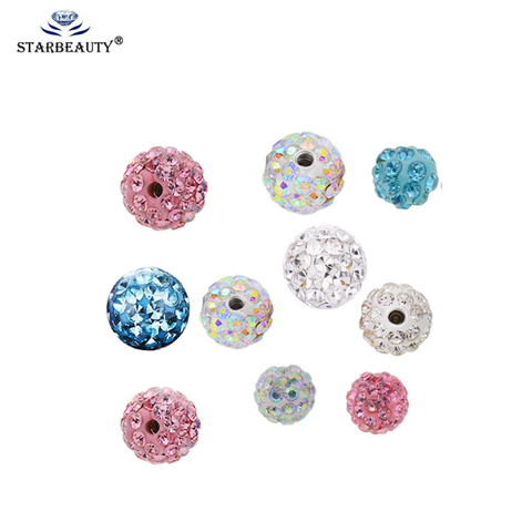 5Pcs/lot 3/4/6/5/8mm Epoxy Crystal Threaded Piercing Ball Parts Belly Labret Eyebrow Nose Nipple Horseshoe Tongue Ring Piercings ► Photo 1/3