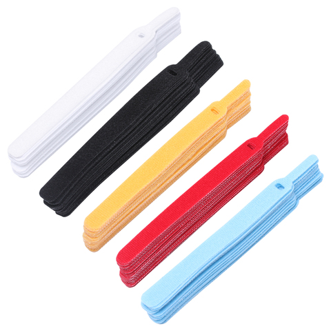 20pcs Reusable Cable Organizer Earphone Mouse Wire Winder Magic Nylon Stickers Cable Ties Gadget Adhesive Strap Fastener Tape ► Photo 1/6