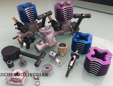 CHUNG YANG 18 Nitro Engine plug pull starter cylinder heat sink head parts for 1/10 car kyosho hpi HSP  ► Photo 1/6