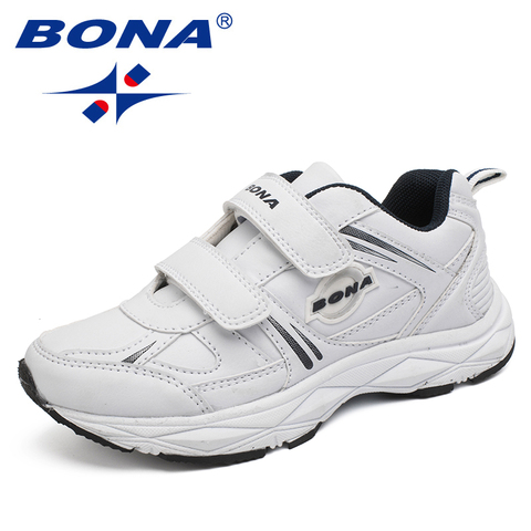 BONA New Popular Style Children Casual Shoes Hook & Loop Boys Sneakers Outdoor Jogging Shoes Light Soft Free Shipping ► Photo 1/6