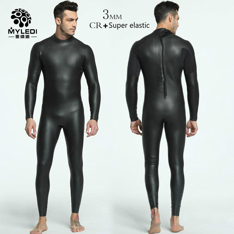 SBART 2MM Neoprene Wetsuit Men Keep Warm Swimming Scuba Diving Bathing Suit  Short Sleeve Triathlon Wetsuit for Surf Snorkeling